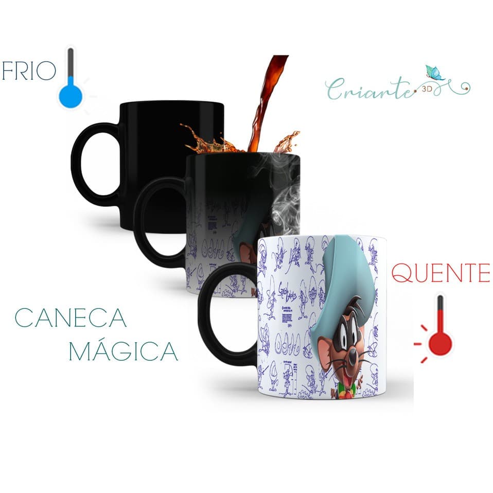 Caneca Porcelana Mágica  Looney Tunes #16