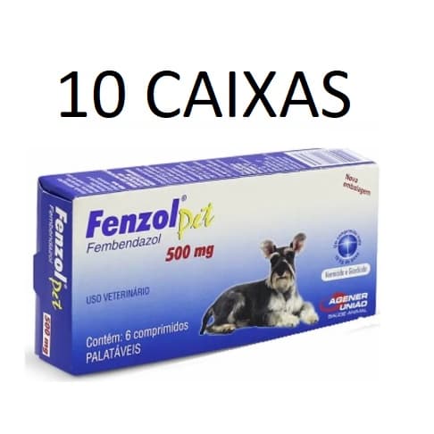 FENZOL PET 500mg 10 CAIXAS C/6 COMPRIMIDOS