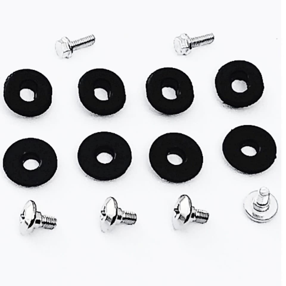 Kit Parafusos E Coxins De Borracha Fixa Carenagem Xre 300/falcom 400