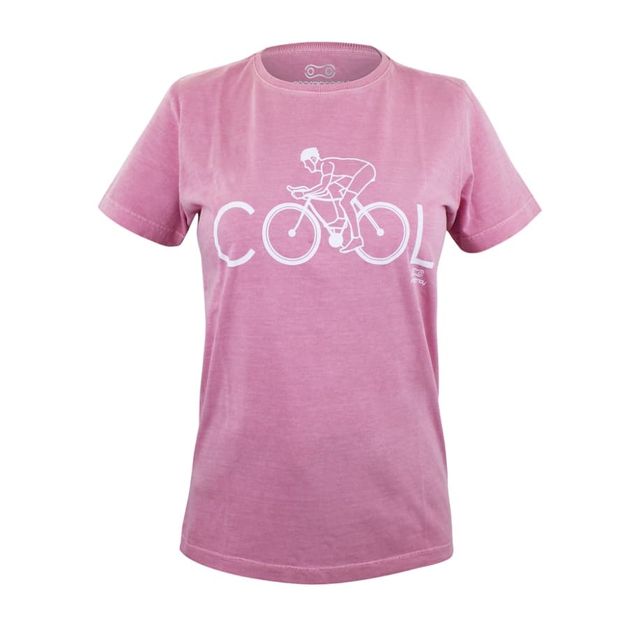 Camiseta Casual Feminina Marcio May Pink Cool Ciclismo Tamanho G.