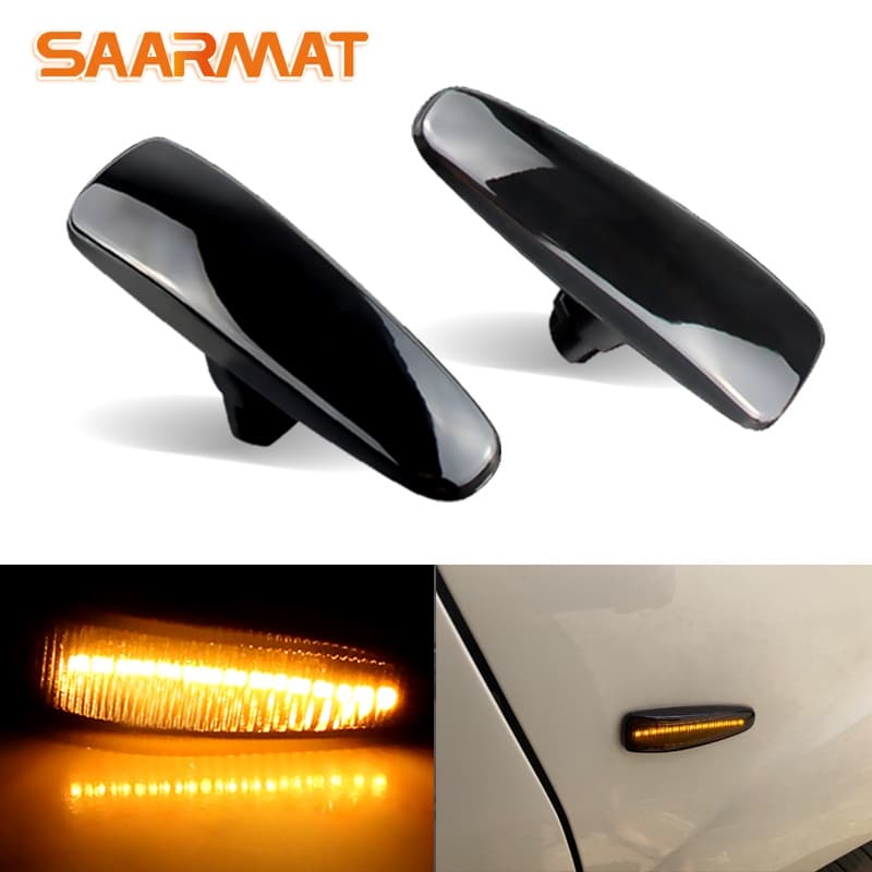 2x LED Luz de marcação lateral Lâmpada De Sinalização De giro Para Mitsubishi Lancer/Evolution X(Evo X) Mirage Outlander