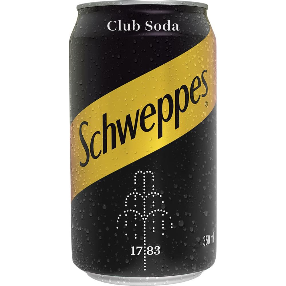 2 unidades Refrigerante Schweppes Club Soda Lata 350Ml