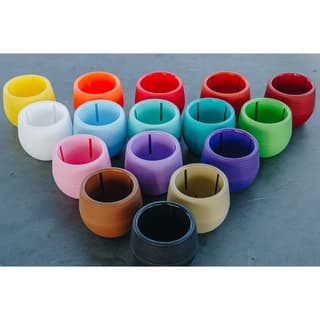 KIT DE VASOS BABYBALL COM 3 UNIDADES DE COR UNICA