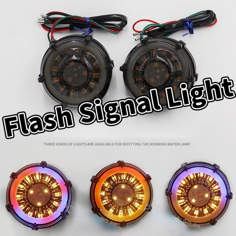 Modificação Da Lâmpada LED Apto Para Motocicleta Decorativa 12V Auxiliar Ninja 400 Dias Correndo Aviso