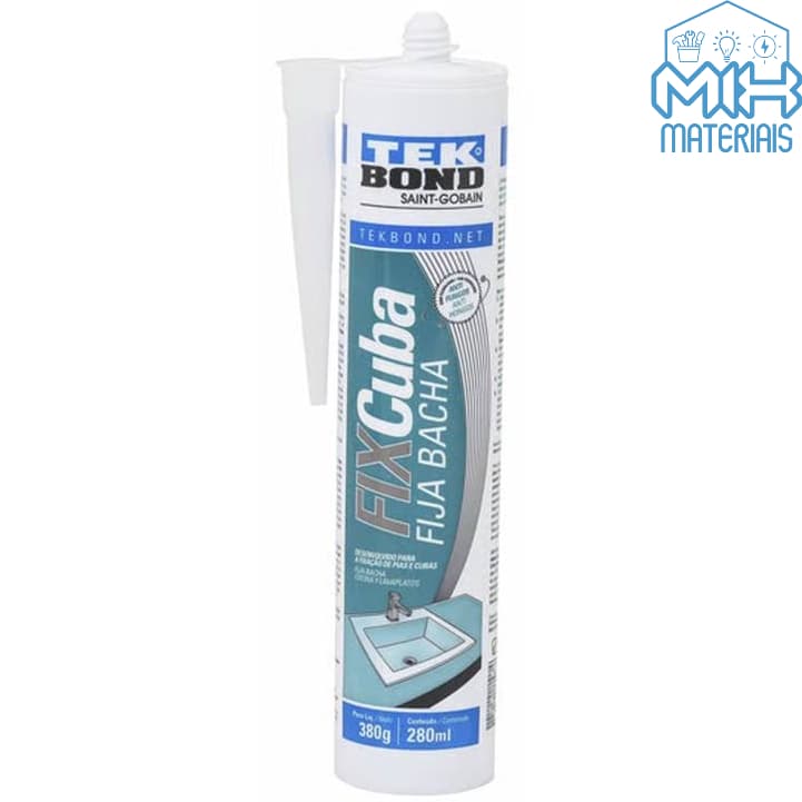Adesivo fixcuba para fixa de pias e cubas 380g Tekbond