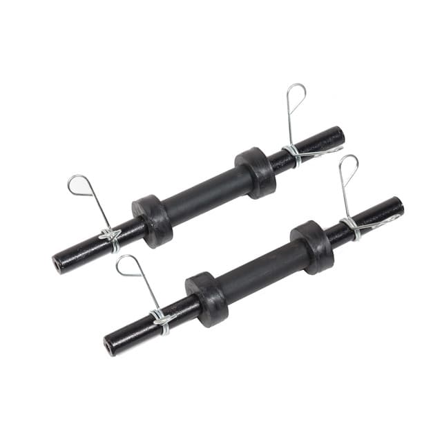 par de barra halter de 40 cm oca com pegada emborrachada
