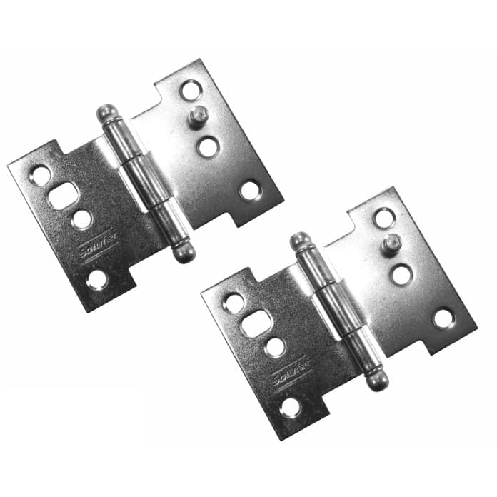 Dobradiça Palmela Solufer Pino Segurança 3.1/2 Galvanizada Zincada - Kit C/24