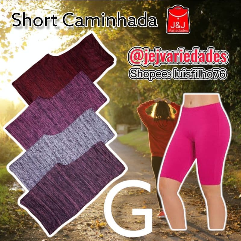 Short Feminino p/caminhada G