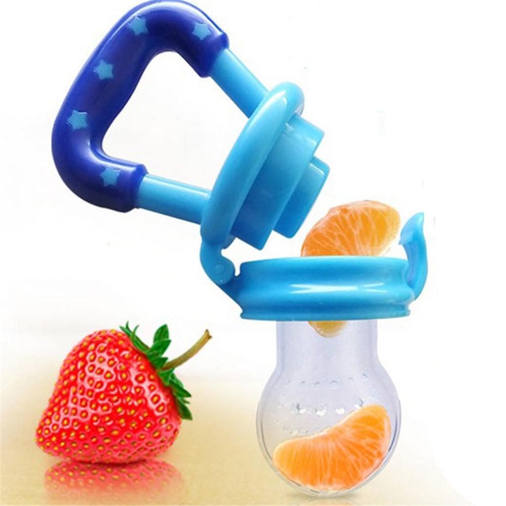 Chupeta Alimentadora Mordedor Porta Frutas Para Bebê Bico de Silicone Papinha