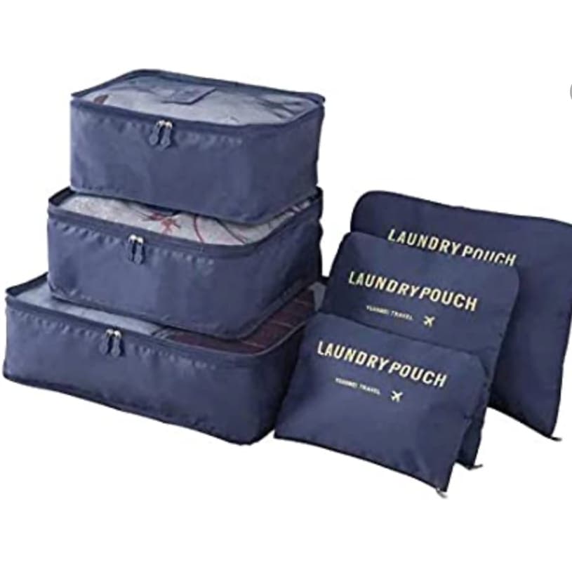 ORGANIZADOR BOLSA MALA DE VIAGEM COM 6 BOLSAS