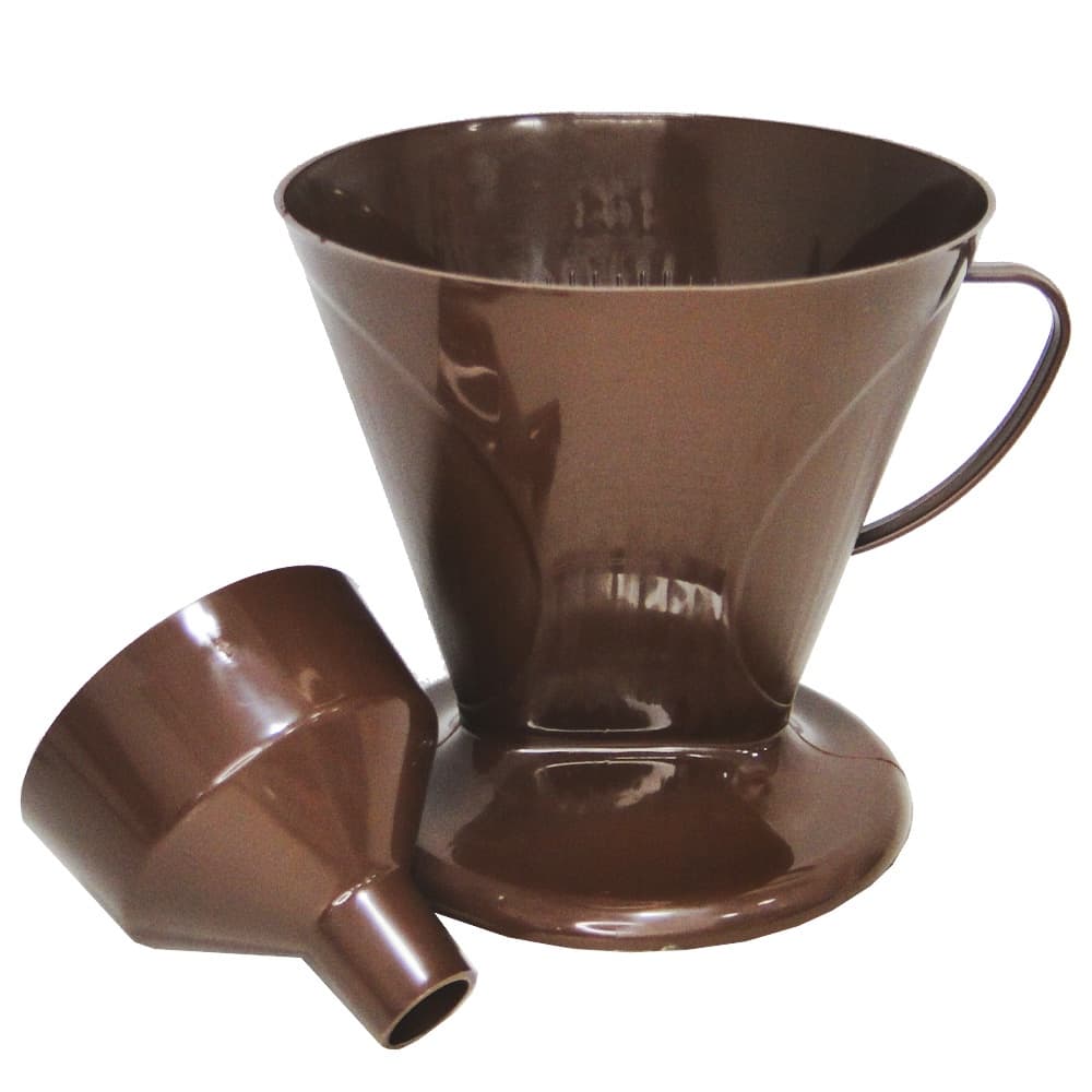 Porta Filtro/ Coador De Cafe 103 Com Adaptador Marrom
