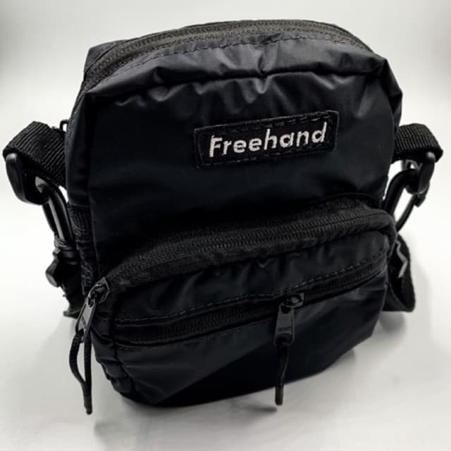 bolsa lateral masculina shoulder bag unisexx preta resistente à água 07 compartimentos