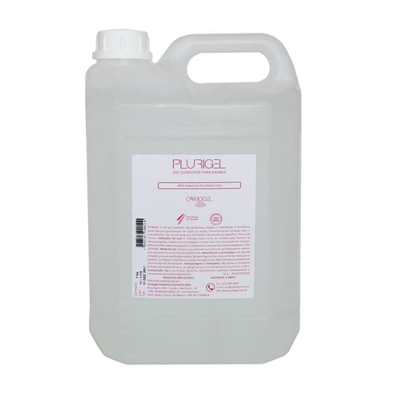 Gel Condutor Para Ultrasson - 5kg Plurigel