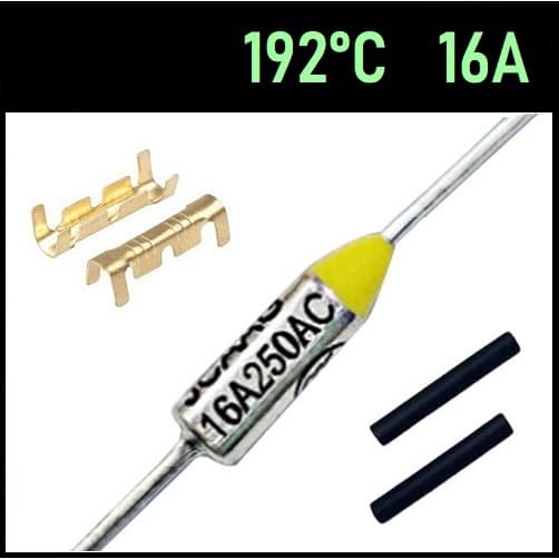 3 Fusível Térmico 16A TF192°C 192C 192°C 192 Graus 250V