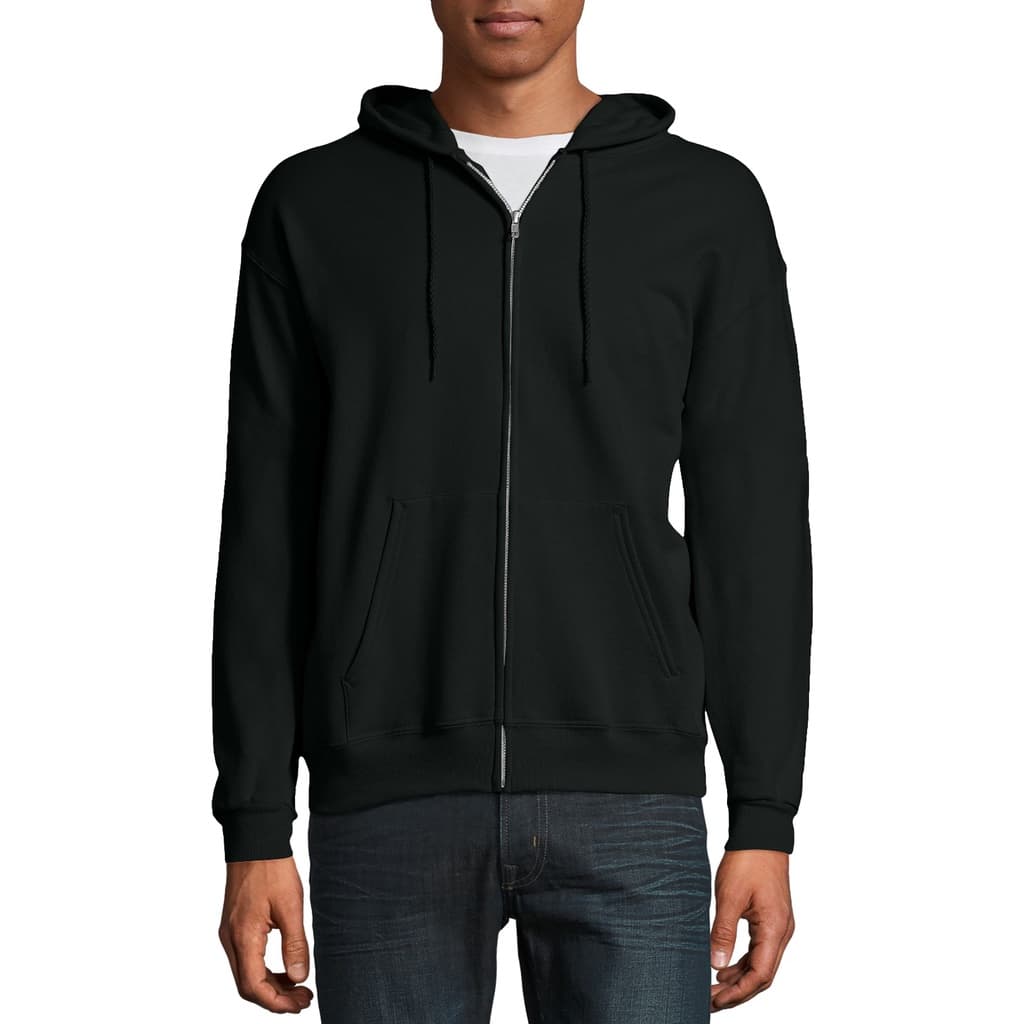 Moletom Aberto Com Ziper Liso Capuz Bolso Blusa Frio Moleton
