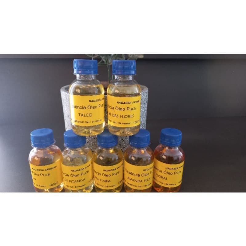 5 Essência Óleo Pura 100ml Aromatizantes Desinfetantes Amaciantes, sabão , alcool perfumado ( PROMOCIONAL)