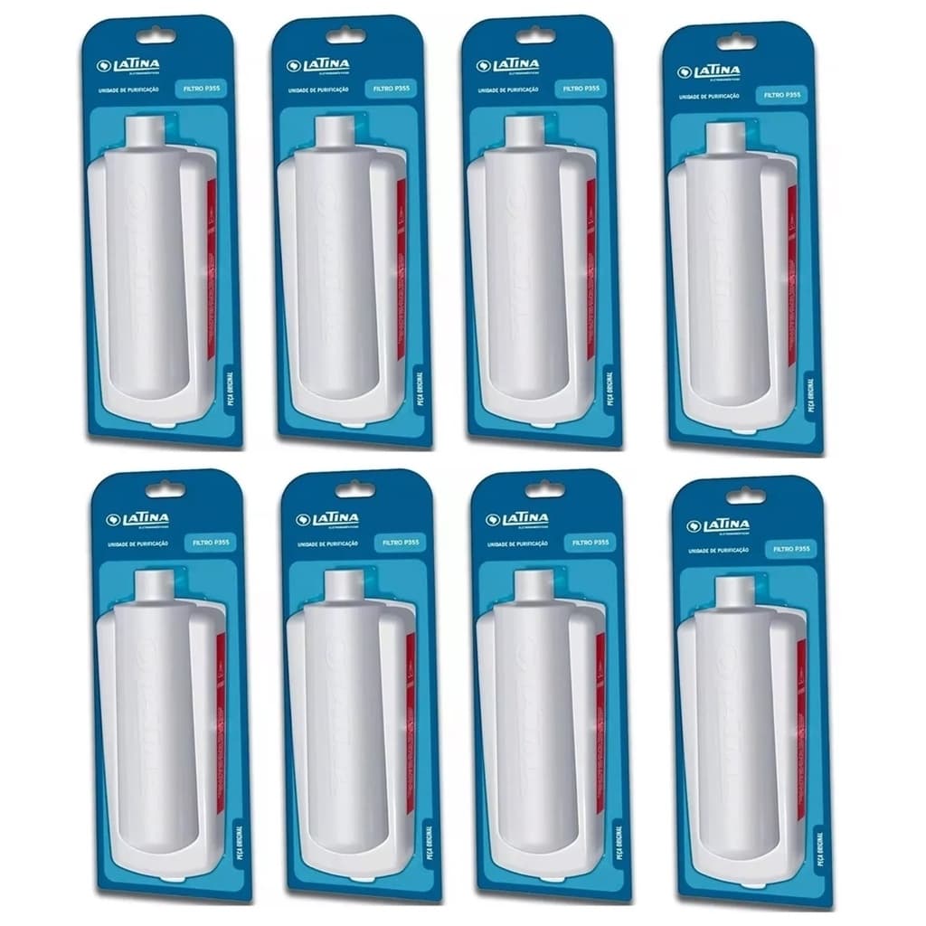 Refil / Filtro Para Purificador De Água Latina P355 - 8 UNIDADES - ORIGINAL