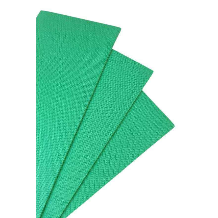Kit 6 Colchonetes Tatames Tapetes EVA 100x50x1cm 10mm Verde Ioga Pilates Ginástica Academia Yoga