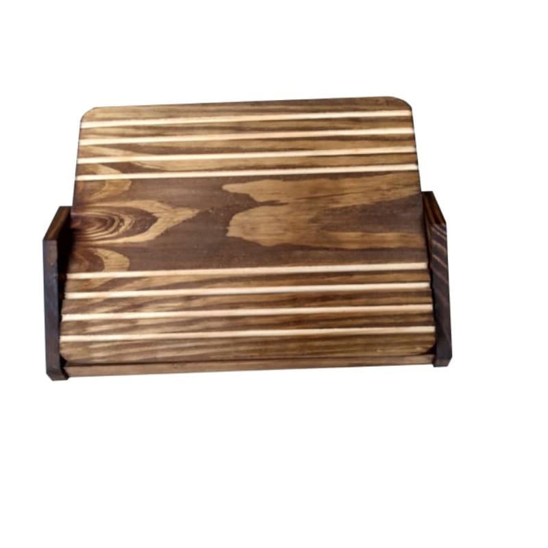 Apoio Ergonomico Pés Madeira Pinus Descanso Robusto Antiderrapante Para Os Pe C/ Base Suporte Office Pernas