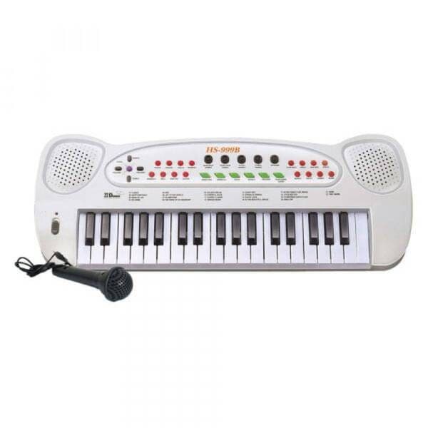 Teclado Musical Infantil HS-999 Com Microfone