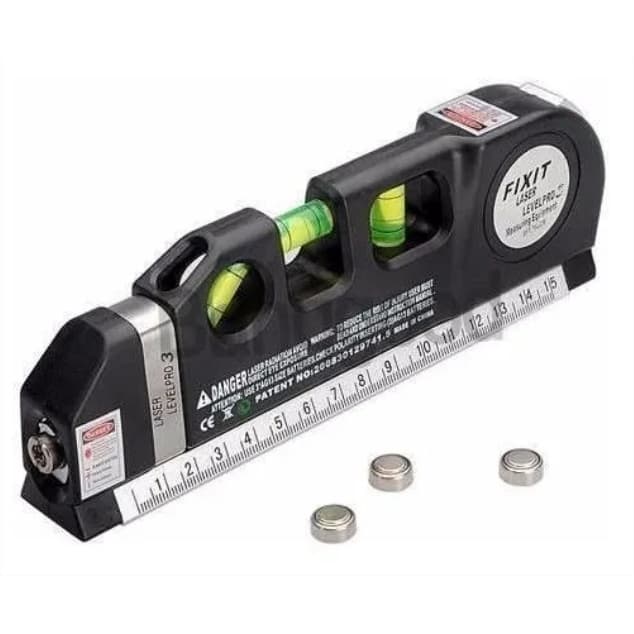 Trena 3 Bolhas Nivelador Laser Horizontal Vertical