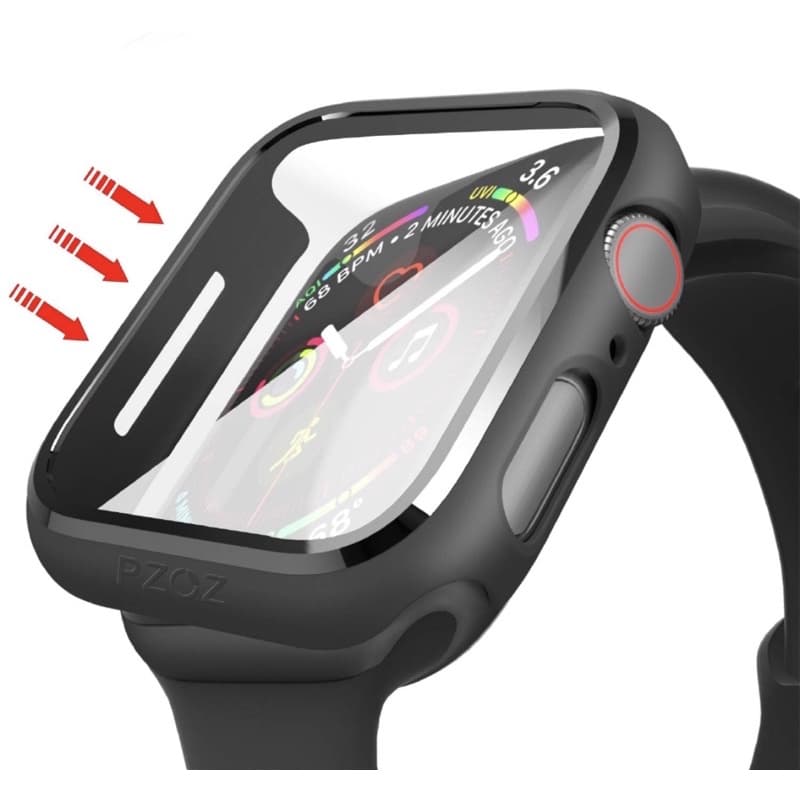 Case De Proteção com Proteção na tela para Apple Watch / Iwo x7 x8 38mm 40mm 41mm 42mm 44mm e 45mm