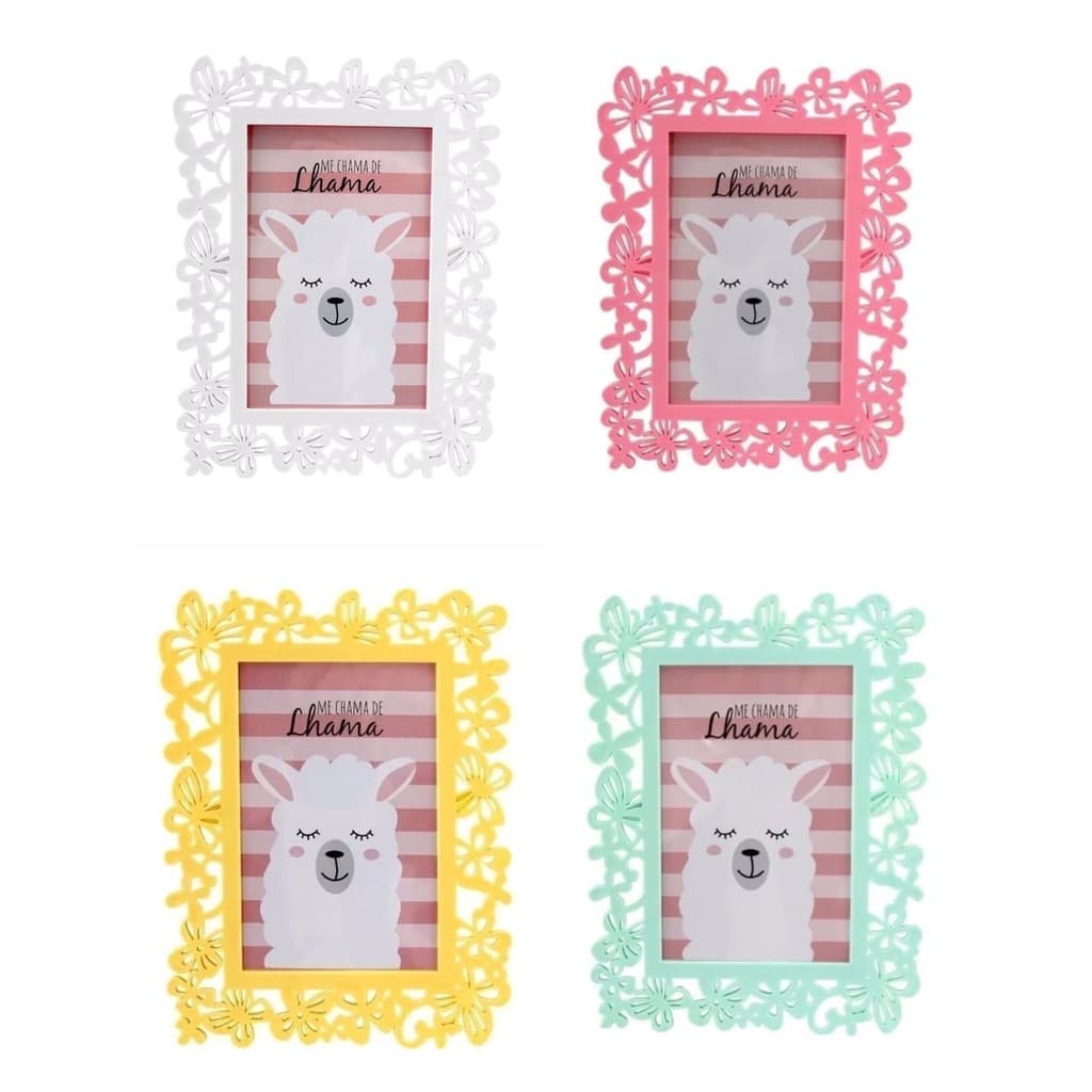 Porta Retrato 10x15 Borboleta Barato Cores Decoração Promoção