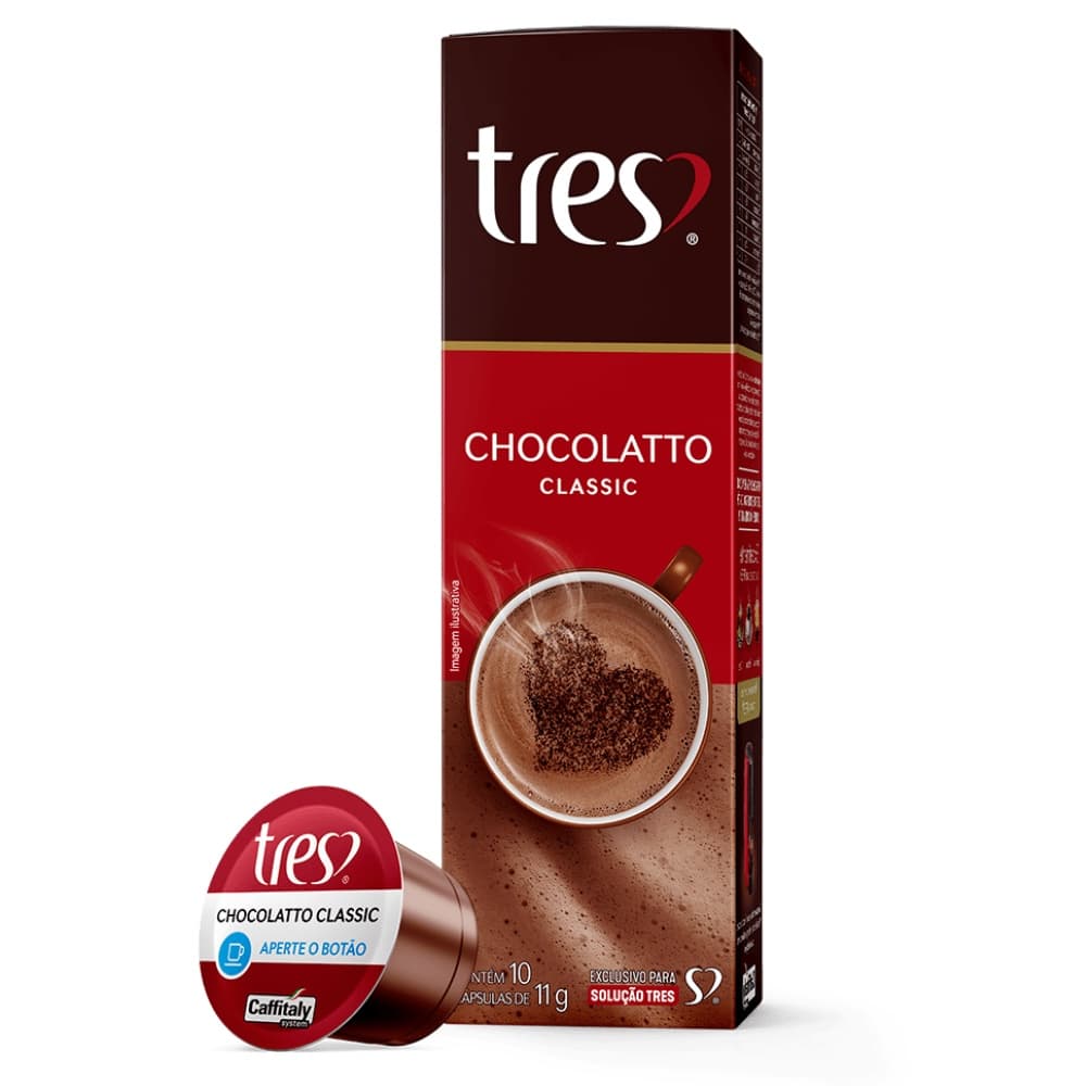 10 Capsulas Tres Coracoes, Chocolatto