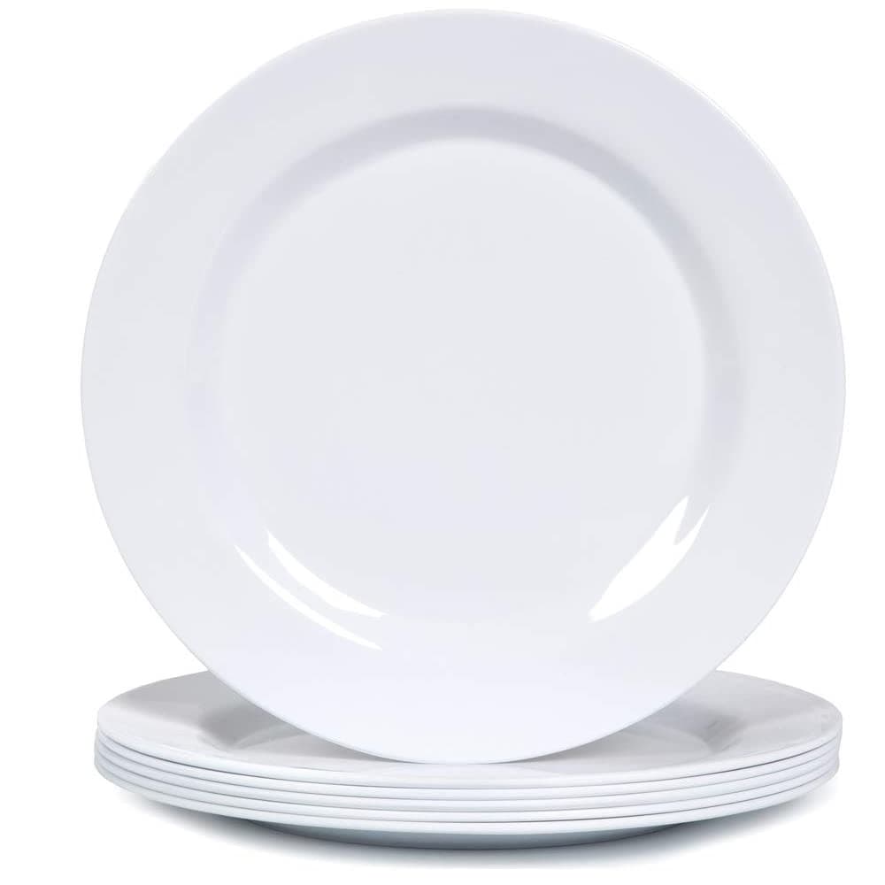 Jogo 24 Pratos em Melamina Para Sobremesa 17,5cm Restaurante