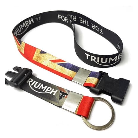 Cordão Chaveiro Moto Triumph C0495pfb Com Engate Rápido