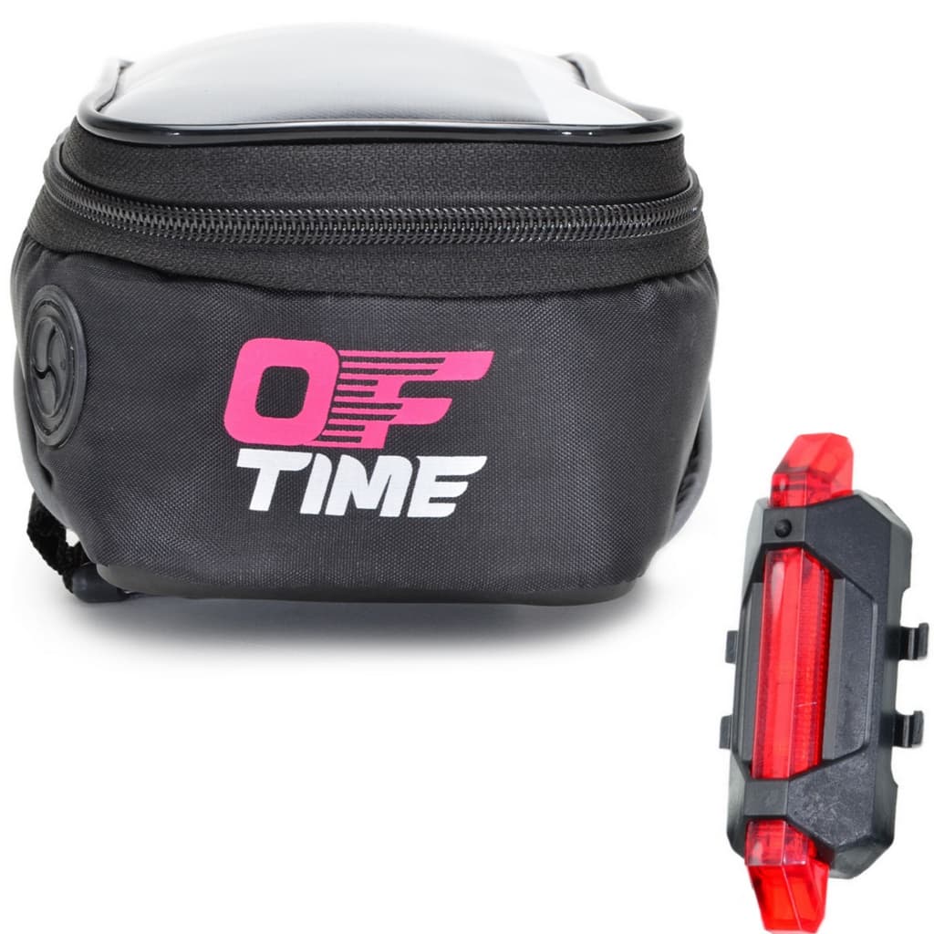 Kit Bolsa P/ Celular  Sinalizador De Segurança USB