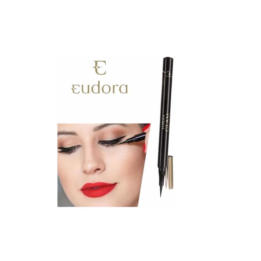 Caneta Delineadora Glam Preta 1,6g Delineador Preto para os Olhos Eudora