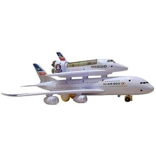 Aviao De Brinquedo Com Luzes E Som Anda Sozinho Air Bus