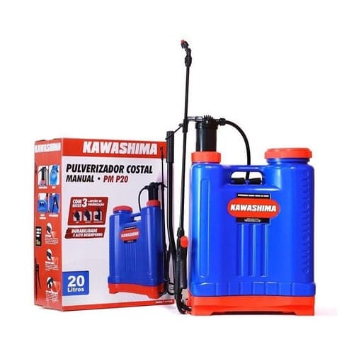 Pulverizador Costal Manual 20 Litros Para Jardinagem Pm-p20