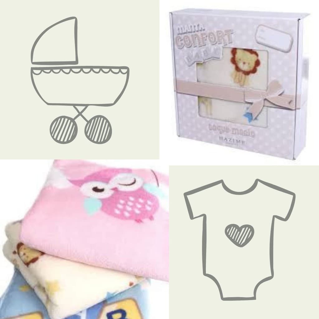 MANTA MICROFIBRA BEBÊ BABY CONFORT 90X110