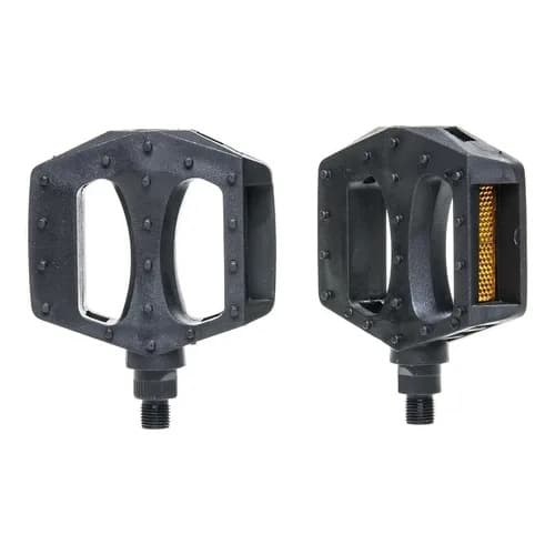Par Pedais Plataforma Freestyle 9/16 pol. em Nylon Preto