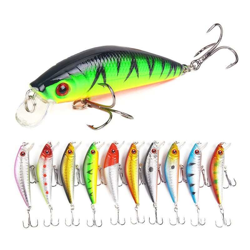 🎣Iscas Artificiais 7cm/7g estilo Inna traíra, robalo, tucunaré e piranha similar a Inna.