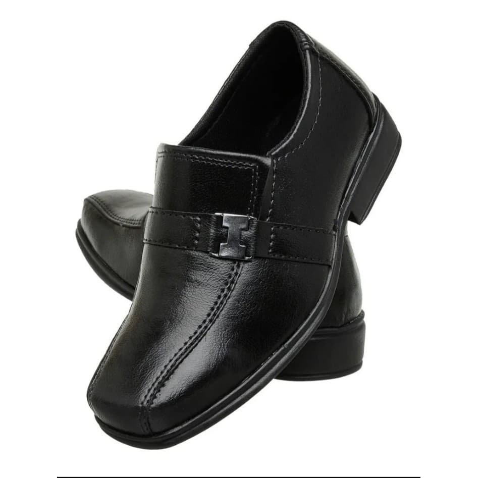 3 Pares de Sapato Social Infantil Masculino Promocao