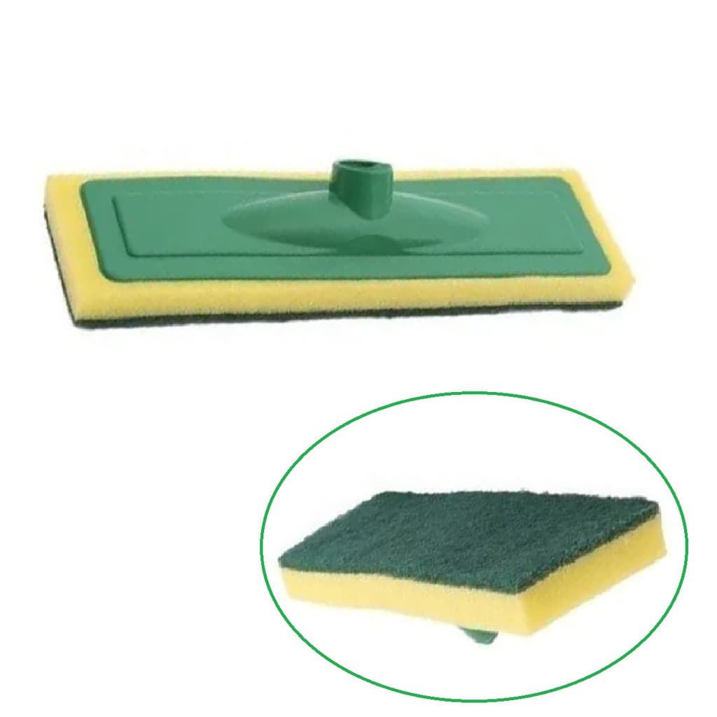 Mop Abrasivo Limpeza Geral e Pesada - Esfregão Limpeza, Paredes Janelas e Piso - 26cm