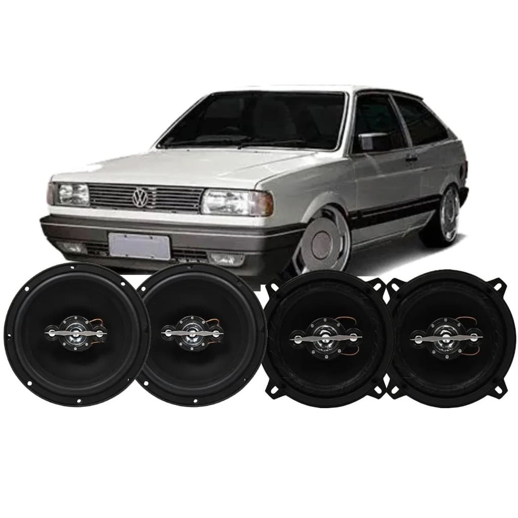 Kit 4 Alto-Falantes Leson Para Porta Volkswagen Gol – 280W RMS Total (6” + 5”)