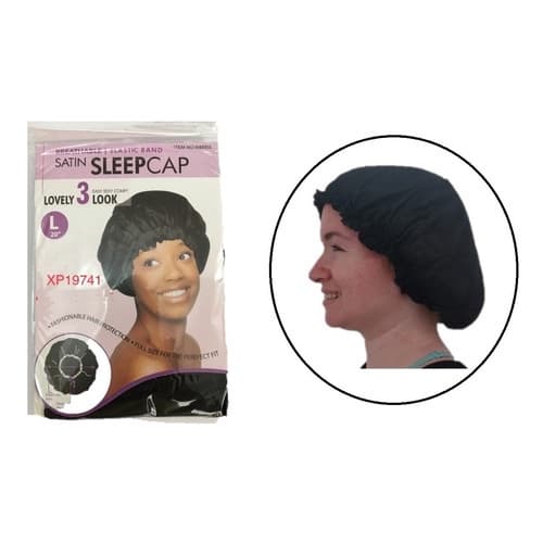 Touca Sleep Cap - Para Peruca Box Braids E Tranças Anti Friz