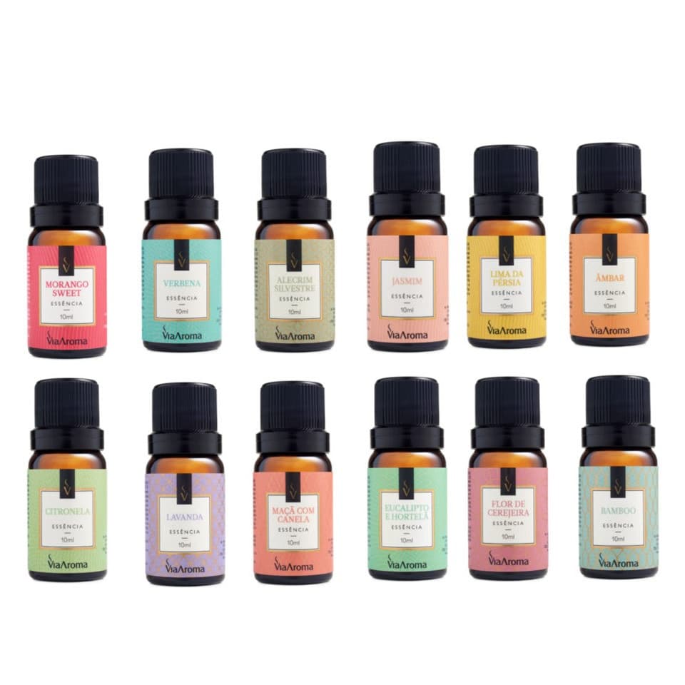 1 Un Essência para Aromatizador Elétrico 10ml - Via Aroma