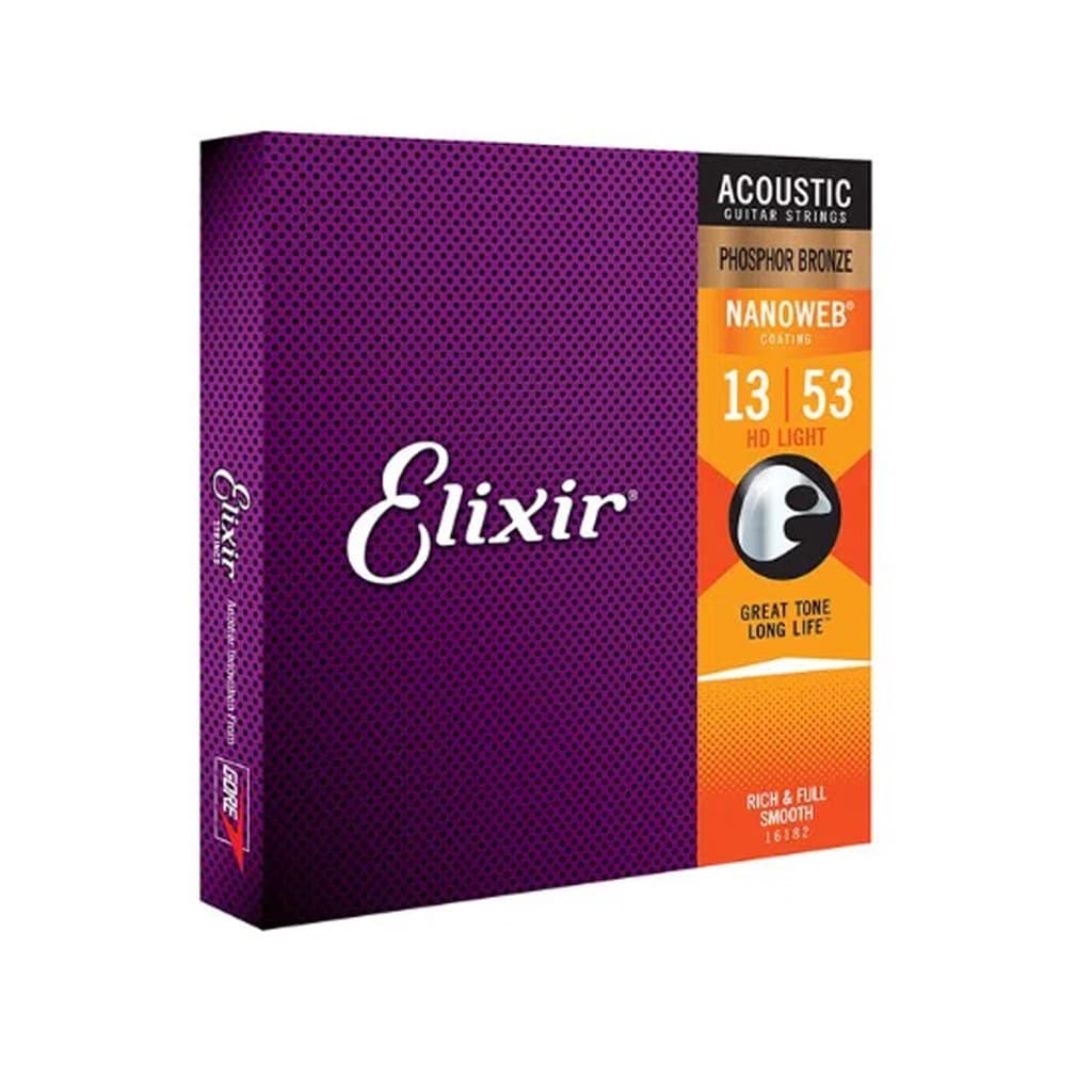 Encordoamento violão aço 013 Phosphor Bronze Elixir 16102