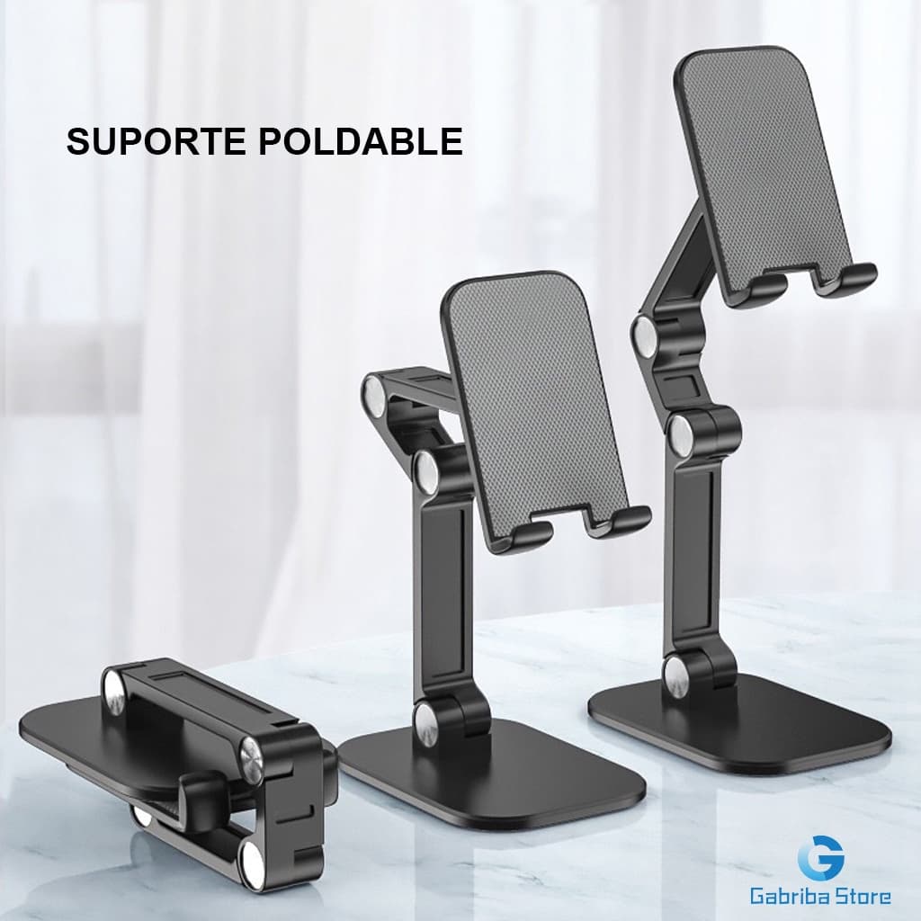 Suporte leve para telefone móvel suporte de mesa suporte dobradiça portátil