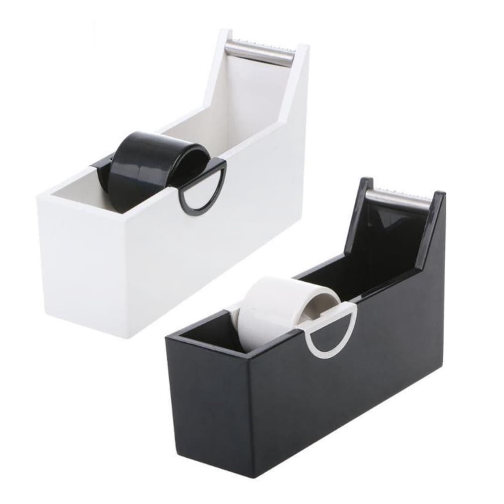 Porta Fita Adesiva de Plastico Criativa p/ Mesa Escritorio
