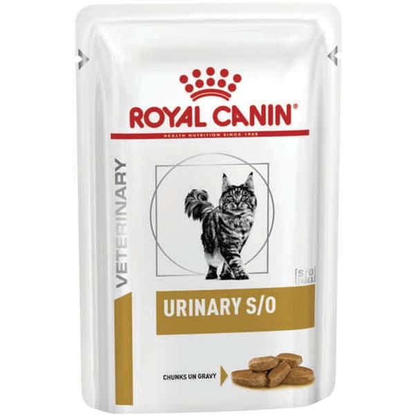 Ração Úmida Sachê Royal Canin Veterinary Urinary S/O Gatos Adultos 85g