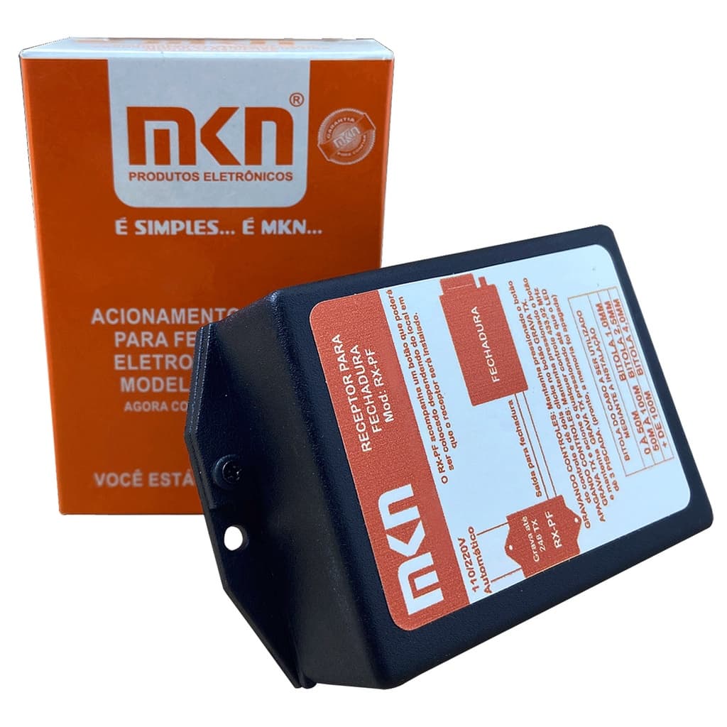 Receptor 433mhz para Fechadura Elétrica Com Fonte