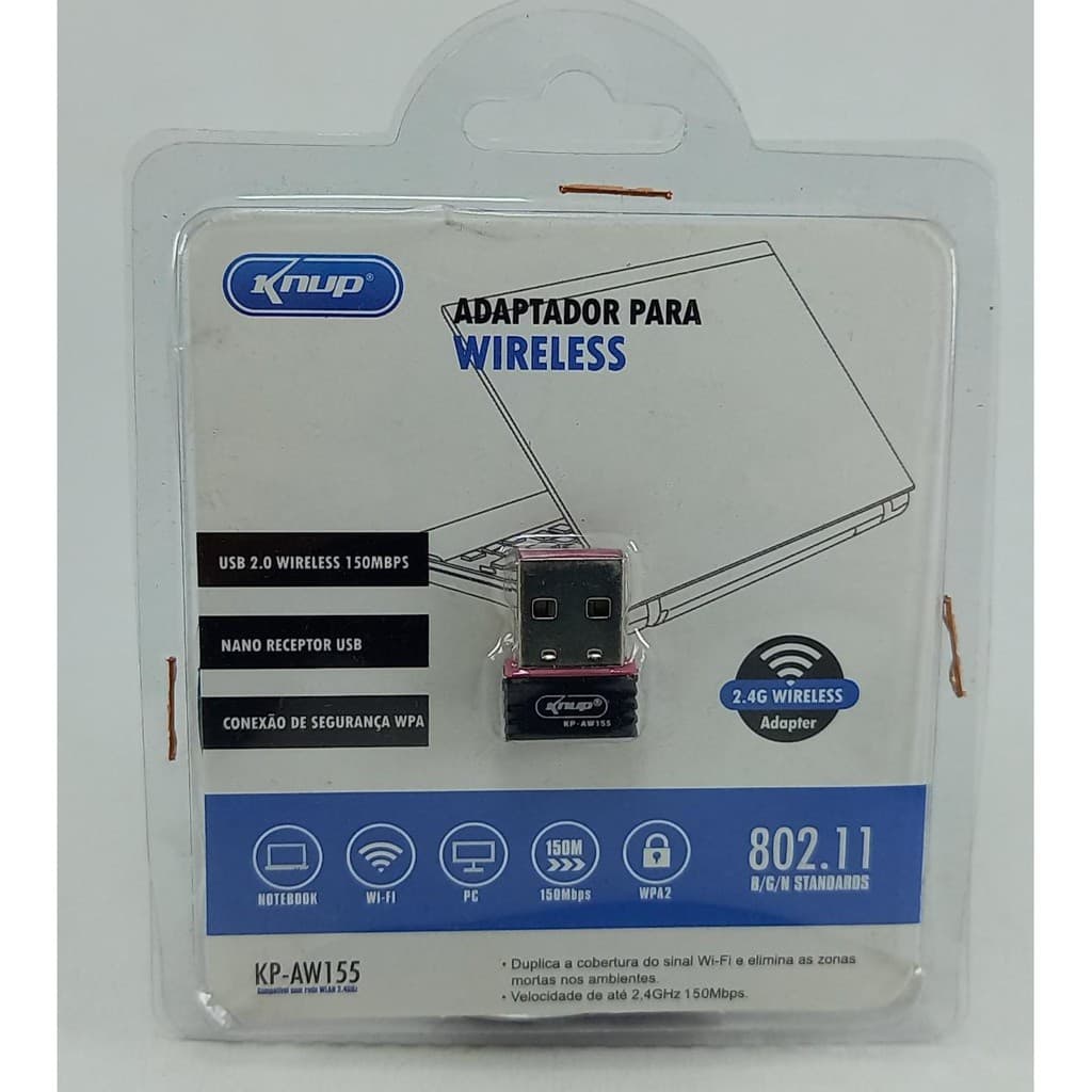 DONGLE 2.0 KNUP / NOTEBOOK WIFI  150Mbps
