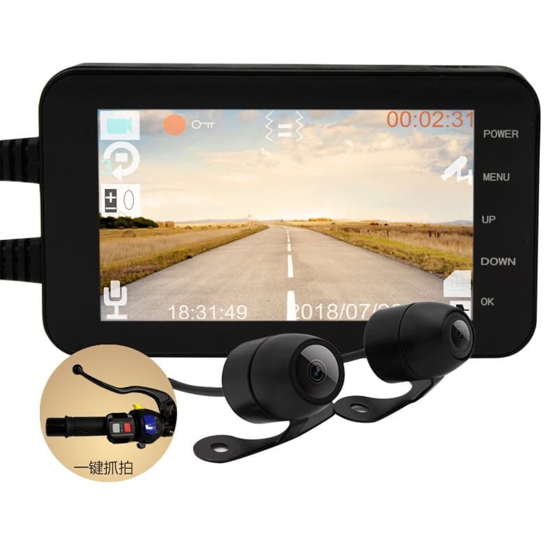Gravador De Condução De Motocicleta WIFI MT003 Locomotiva À Prova D'água De Ultra Alta Definição 1080P