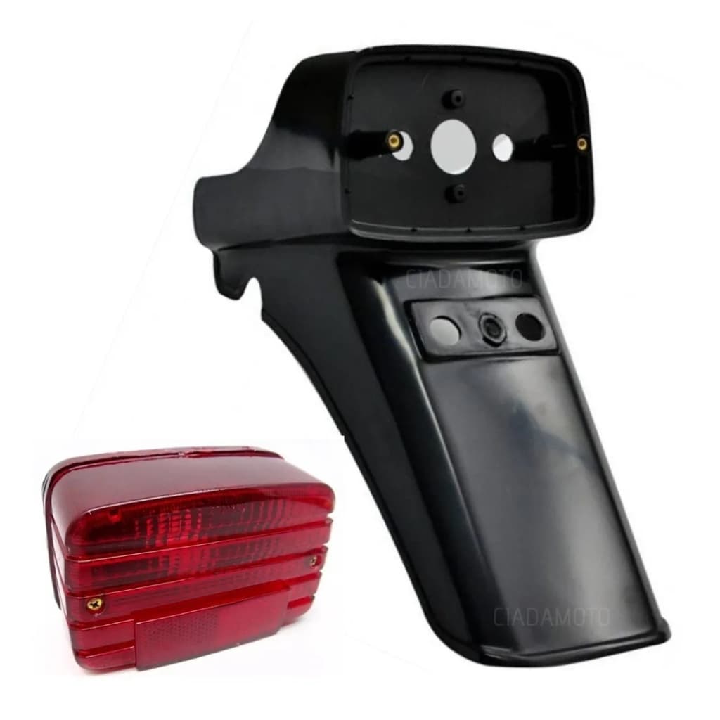 Rabeta Paralama Traseiro Cg 125 Ml Turuna 83 A 88 Mais Lente Lanterna